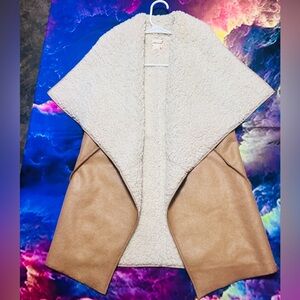 Cherish Cream Sherpa Vest